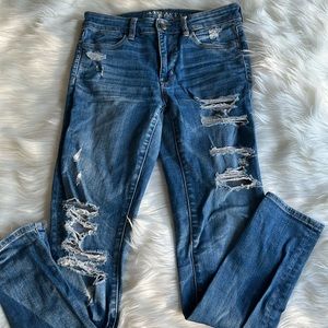 American Eagle Ripped Jeggings